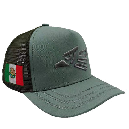Unisex Mexican Eagle Label Baseball Net Caps Adjustable Casual Hats