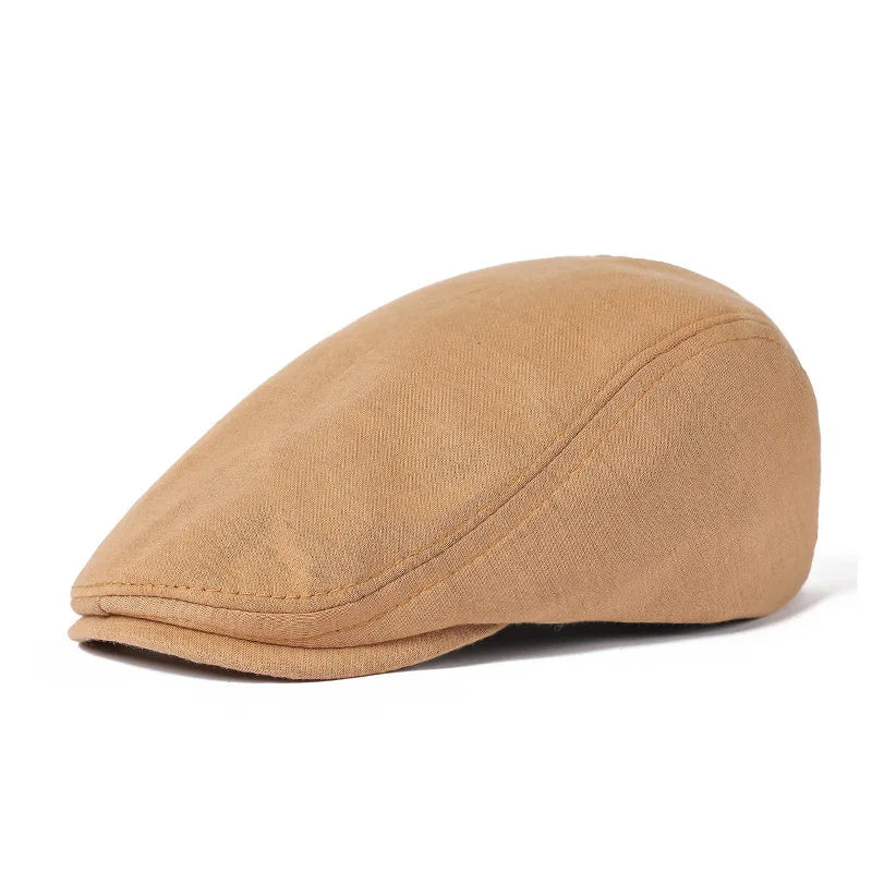 Men's Adjustable Newsboy Hat Classic Flat Ivy Cap