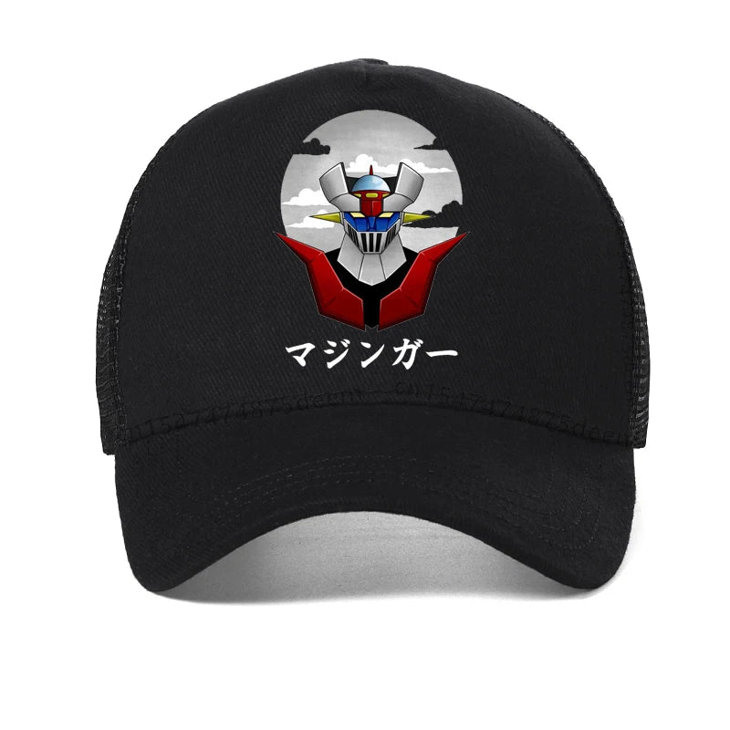 Mazinger z Anime Movie Robot Hat Men's Goldorak Baseball Cap
