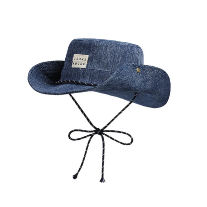 Korean Fashion Man Washed Denim Hat