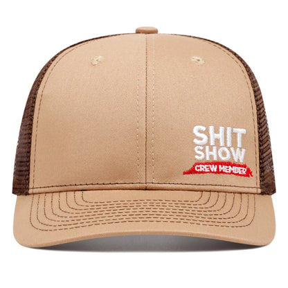 Shit Show Alphabet Slightly Curved Printed Baseball Cap Men's and Women's
