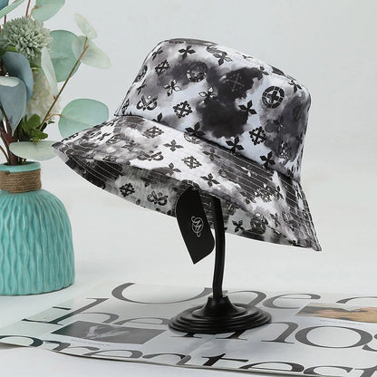Unisex Harajuku Bucket Hat Graffiti Women Men Fisherman Hat Autumn Summer