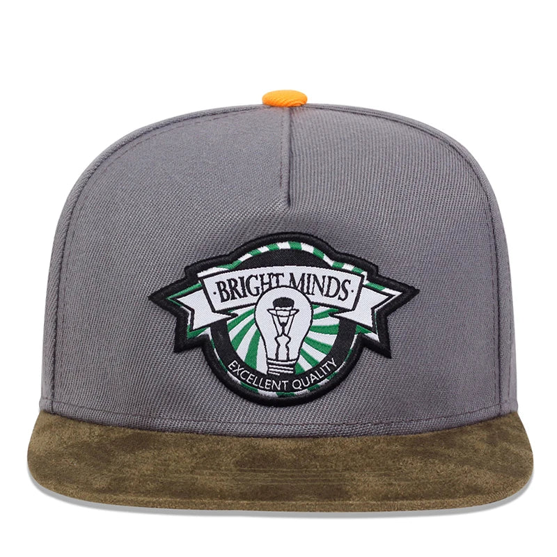 Hip Hop Baseball Cap lamp print Trucker Caps Cotton Snapback hat