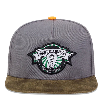 Hip Hop Baseball Cap lamp print Trucker Caps Cotton Snapback hat