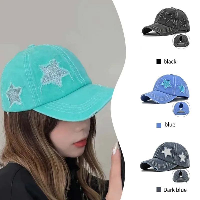 Women Ponytail Baseball Cap