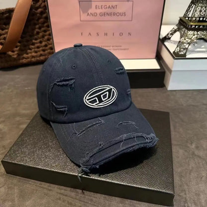 2026 D Letter Baseball Cap Makes Your Face Look Smaller