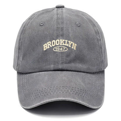 Dad Cap Retro Letter Embroidery Streetwear Outdoor