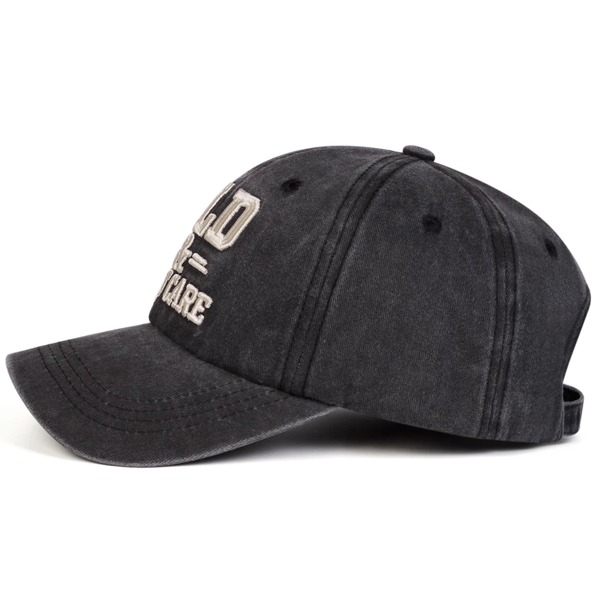 Unisex Old & Don't Care Letter Embroidery Baseball Caps Spring Autumn Sports Cap