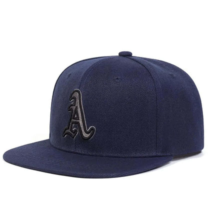 Unisex Gothic Alphabet Embroidery Hip Hop Hats Outdoor