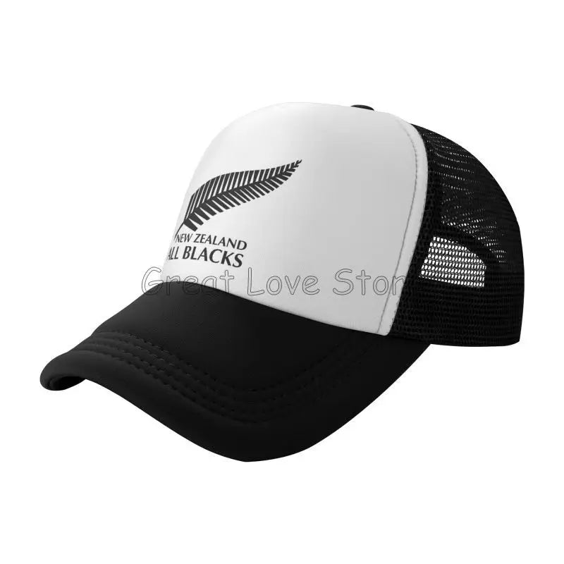 New Zealand All Blacks Baseball Caps Hip Hop Mesh Hat Outdoor Summer Travel Sun Hats Adjustable Snapback Cap
