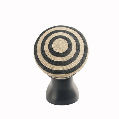 Fashion France Striped Dome Beret Women Sailor Hat