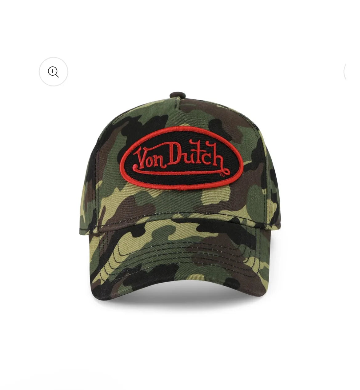 Casual Fashion VON Baseball Cap Breathable Shade Alphabet Embroidery Sunblock Mesh Embroidered DUTCH Trucker Hat