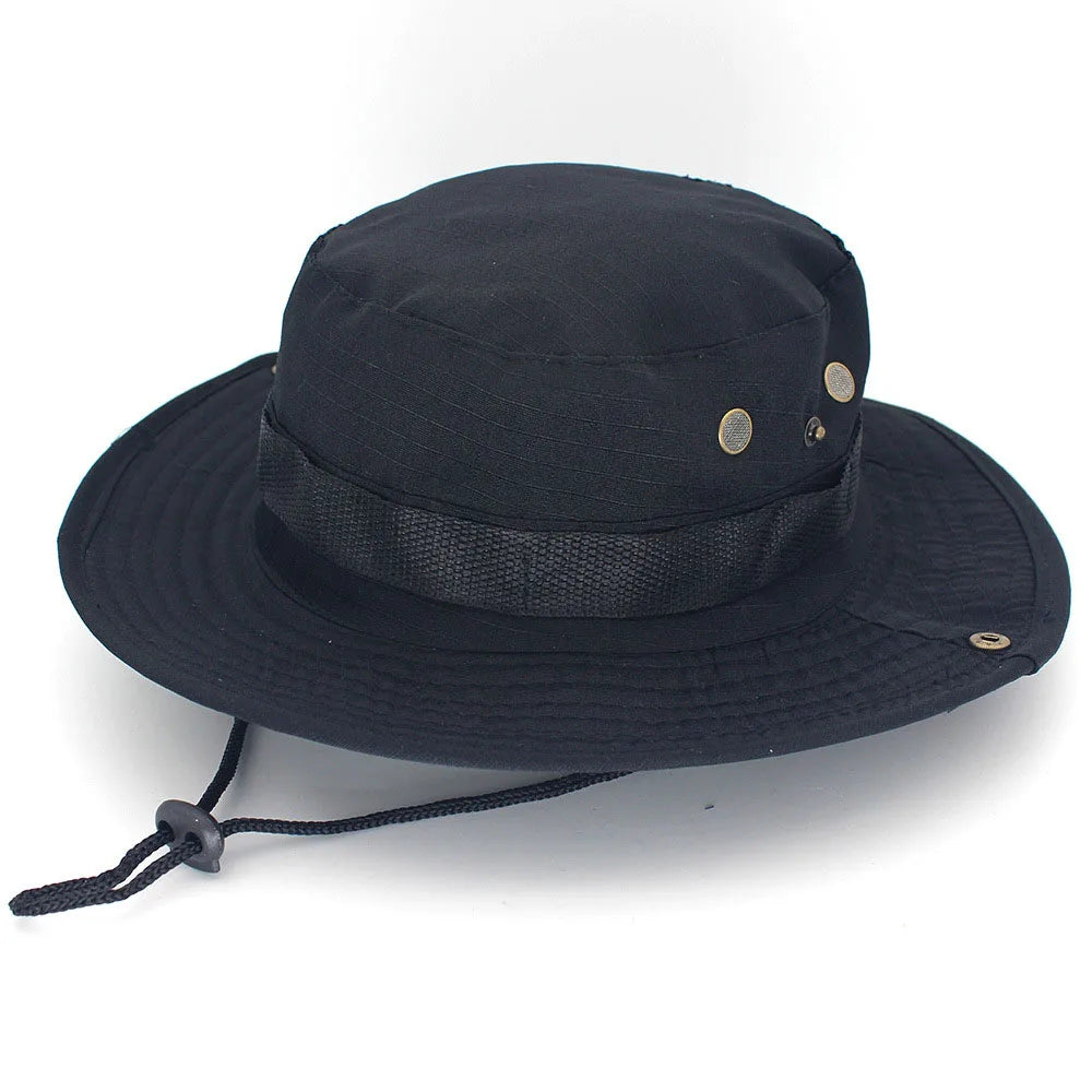 Camouflage Tactical Cap Outdoor Casual Men's Panama Bucket Hat