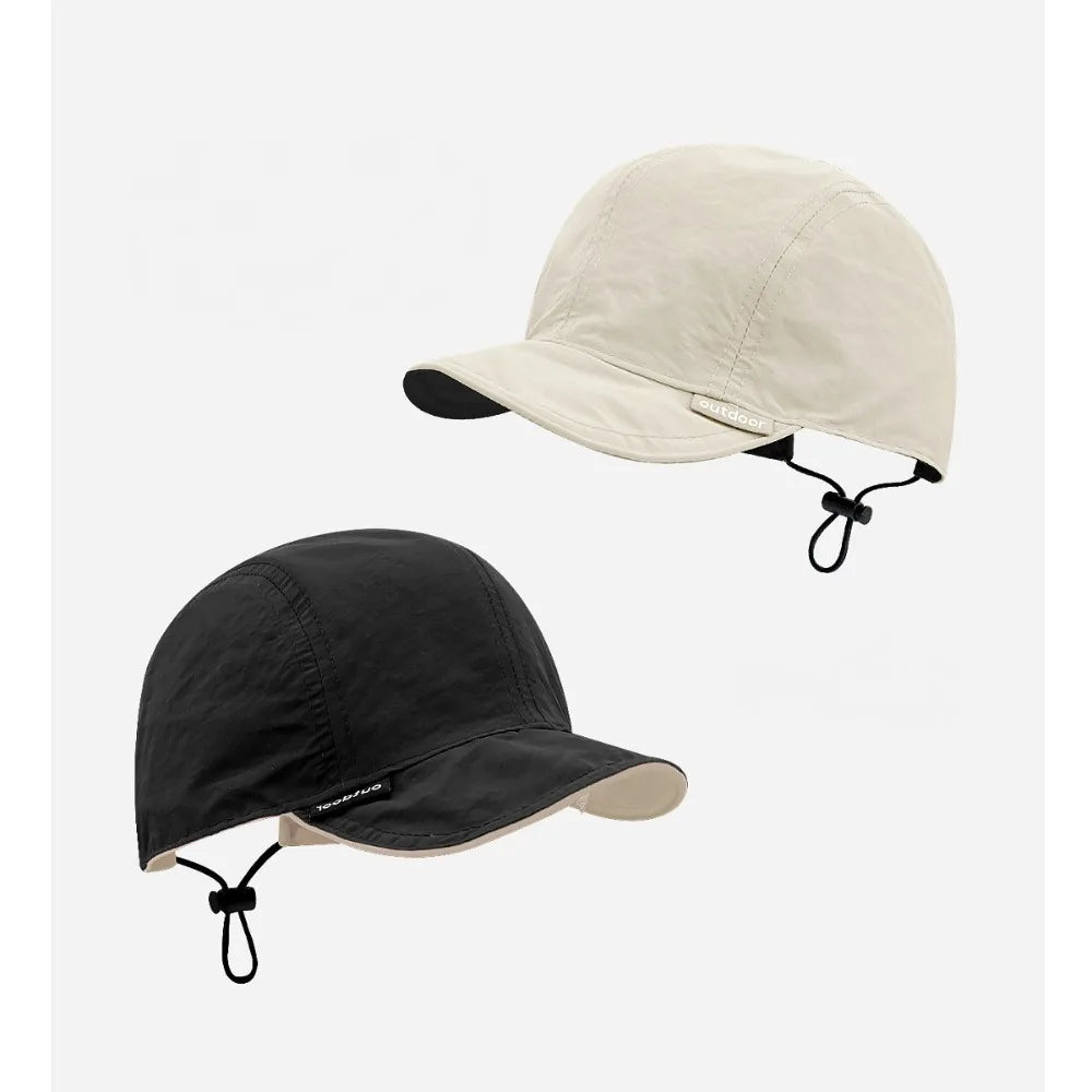 Unisex Fashion Letter Embroidery Short Brim Cap