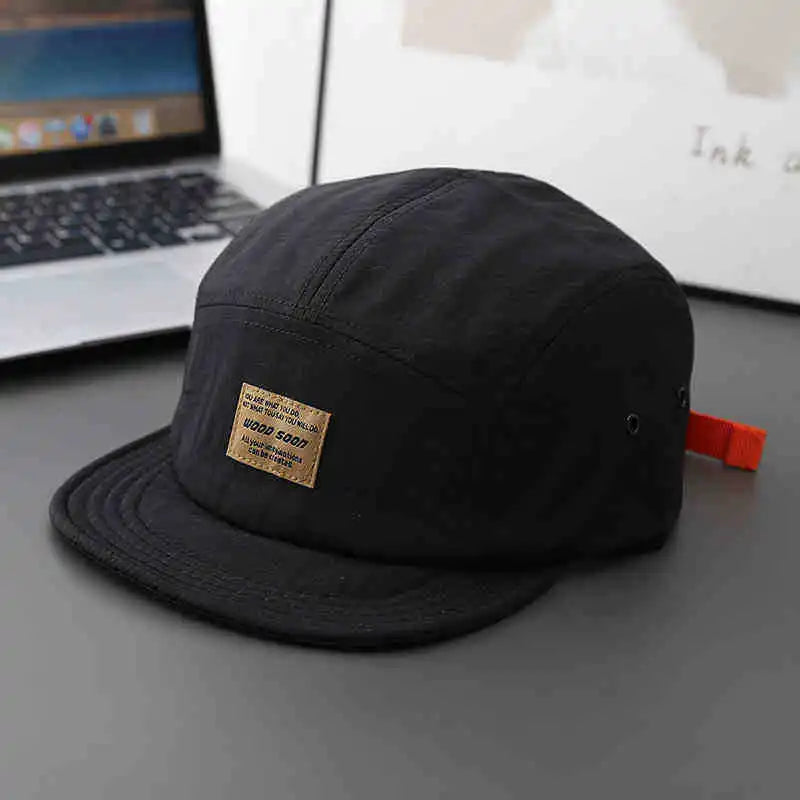 Japanese-Style Short-Brim Baseball Cap