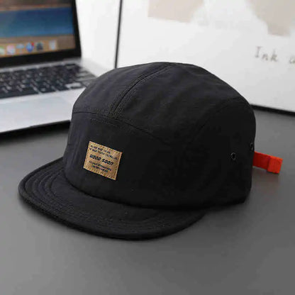 Japanese-Style Short-Brim Baseball Cap