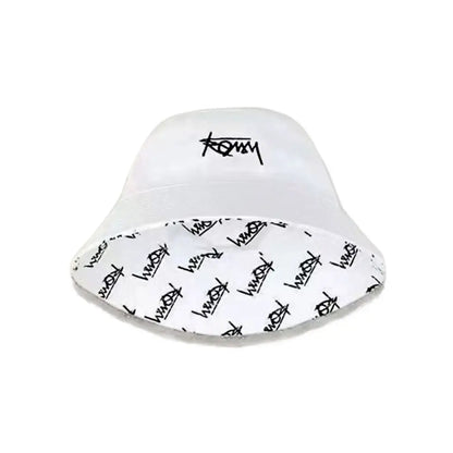 Summer Basin Cap Hip Hop Hat Double Sided Bucket Hat Fishing Fisherman Hat Pattern Packable Sun Protection