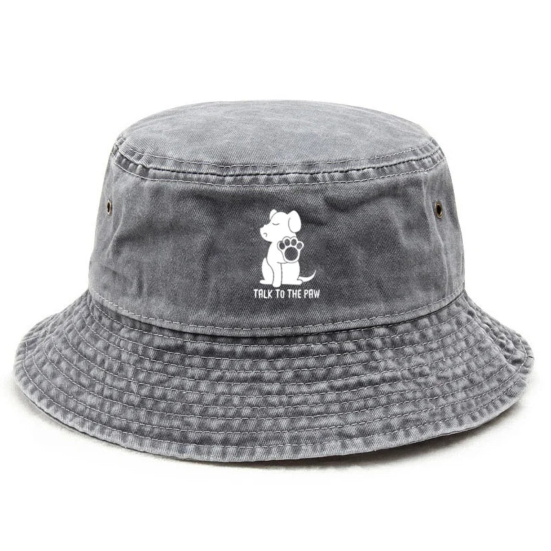 Bucket Hat Vintage Fishing Hat Outdoor Pet Adoption Cap Fashion Streetwear