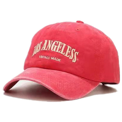 Fashion Cotton Cap For Women Letter Embroidery Kpop Baseball Cap