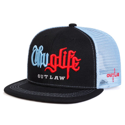 New Baseball Hat Riot LIFE Embroidered Hip Hop Hat Daily Commuting Decoration Hat Unisex Flat Edge Hat