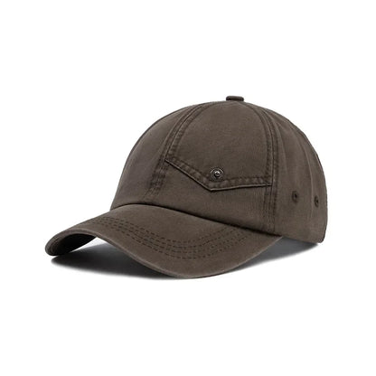 Spring Cotton Solid Casquette Baseball Cap Adjustable