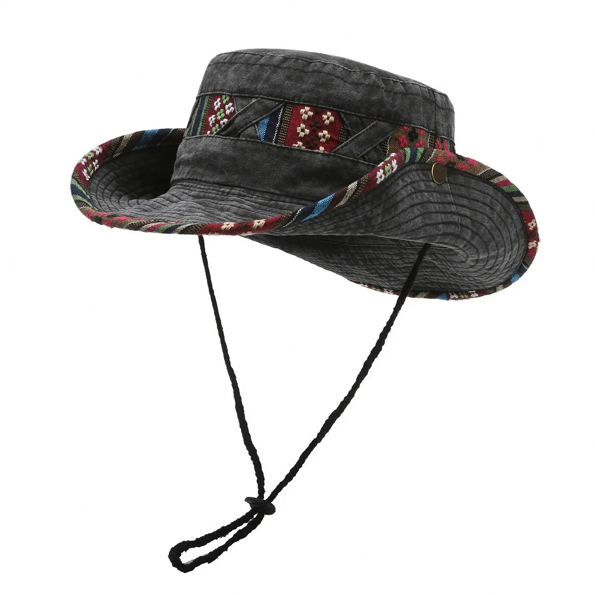 Men Women Summer Bucket Hat Retro Beach Fisherman Sun Hat