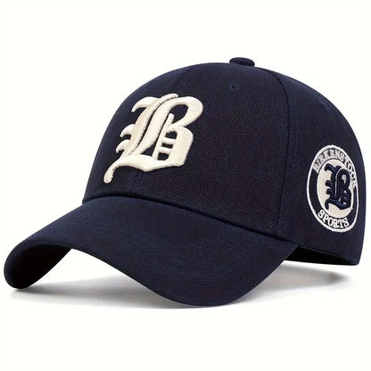 Unisex Gothic Letter FLB Embroidery Baseball Caps Outdoor Adjustable Casual Hats Sunscreen Hat