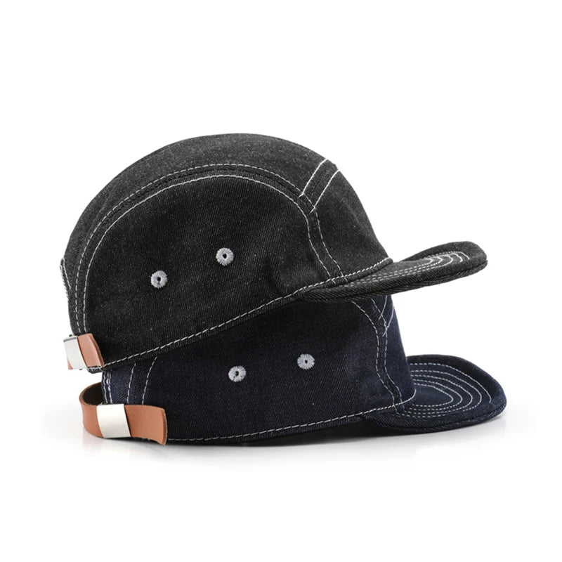 Denim Short Soft Brim Baseball Cap