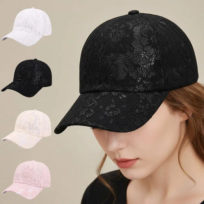 Fashion Breathable Floral Lace Baseball Cap
