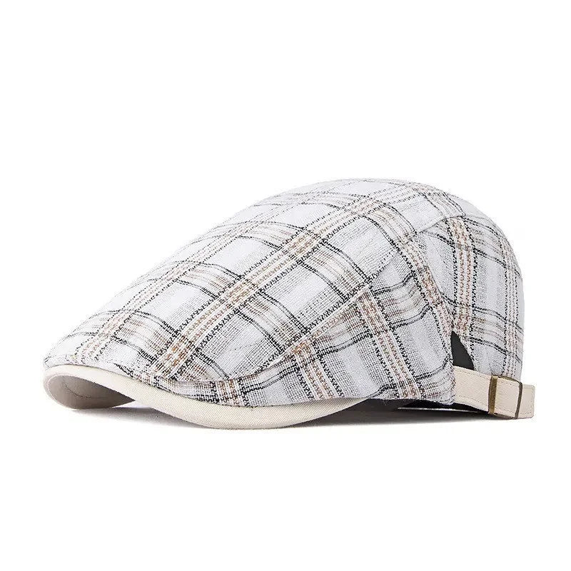 Cotton Print Newsboy Caps Flat Cap