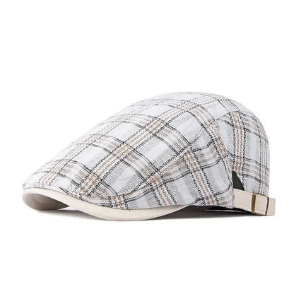Cotton Print Newsboy Caps Flat Cap