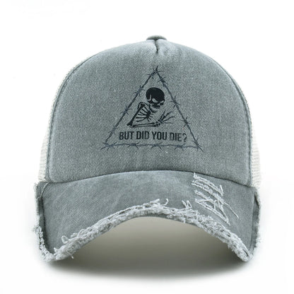 Washed Denim Baseball Cap Women Spring And Summer