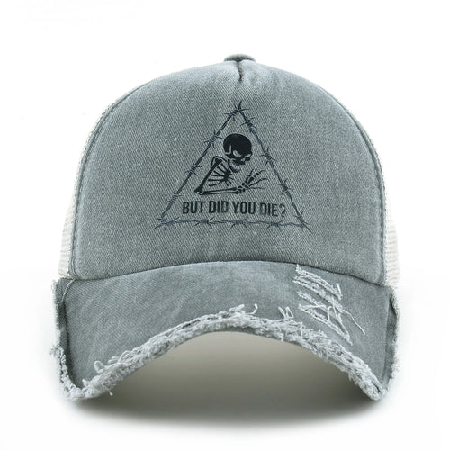 Washed Denim Baseball Cap Women Spring And Summer