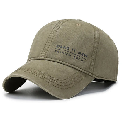 Trendy Army Green Baseball Caps For Men Luxury Brand Women Hat