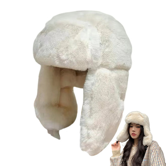 Soft Plush Winter Riding Hat Outdoor Cycling Warm And Cold Plush Hat