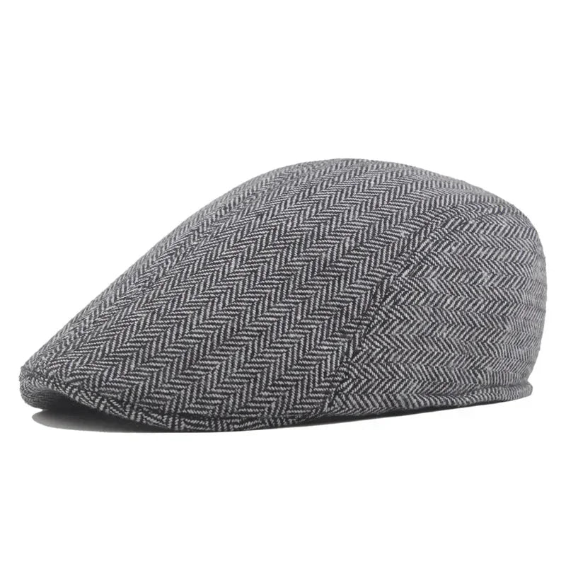 Fashion Men Retro Beret British Hats