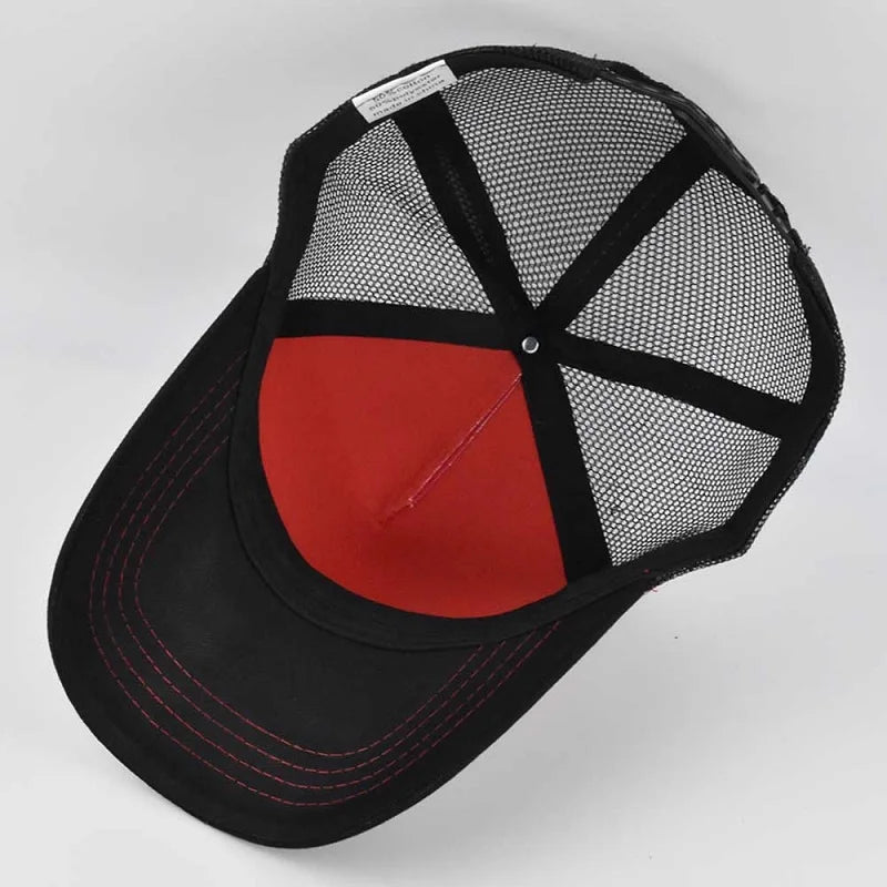 Snapback Caps Summer Breathable Baseball Cap Patch Embroidery Bones Unisex Hip Hop Hats