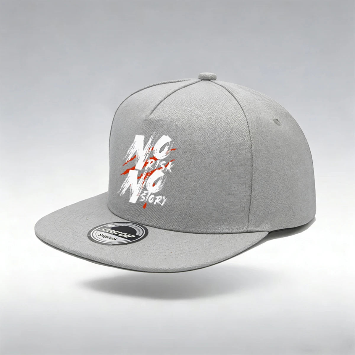 Risk Letter Print Snapback Cap Classic Solid Color Unisex Baseball Cap Lightweight Adjustable Dad Hat