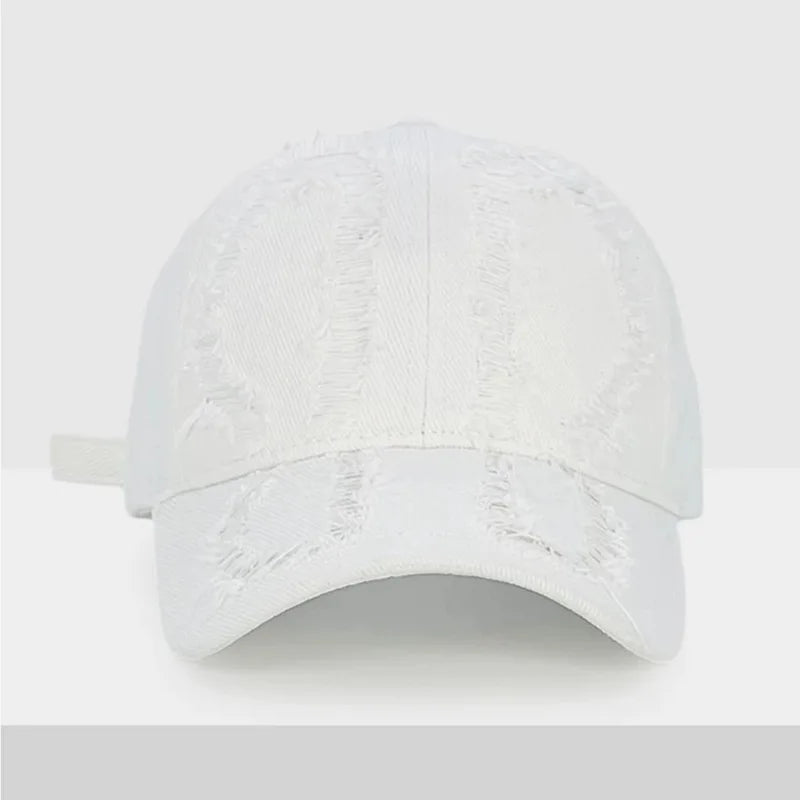 New Personalized Hole Denim Baseball Cap