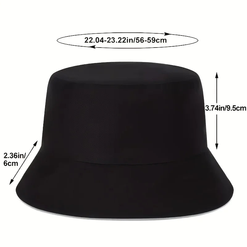 Men's Casual Australian Kangaroo Print Bucket Hat - Golden Print