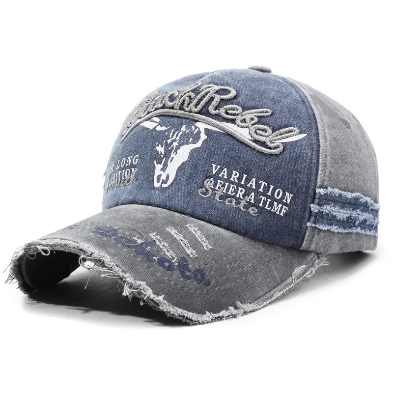 Washed Retro Baseball Cap, Made Old And Adjustable Sun Hat
