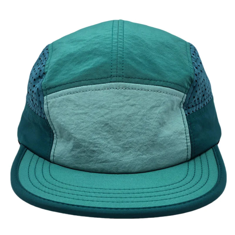 American Street Fashion Holes Quick Drying Flat Brimmed 5 Panel Snapback Caps