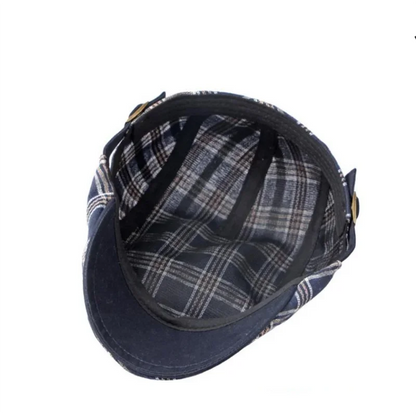 Cotton Print Newsboy Caps Flat Cap