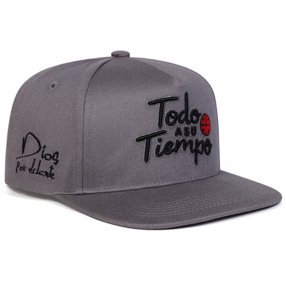 Unisex Todo A Su Tiempo Embroidery Hip-hop Hats Spring Autumn Snapback Caps