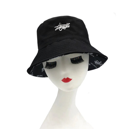 Double-sided Fisherman Bucket Hat for Men Women Summer Unisex Fashion Cap