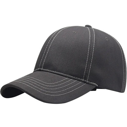 Baseball Cap Denim Jeans Men Women Curve Bill Fitted Hat