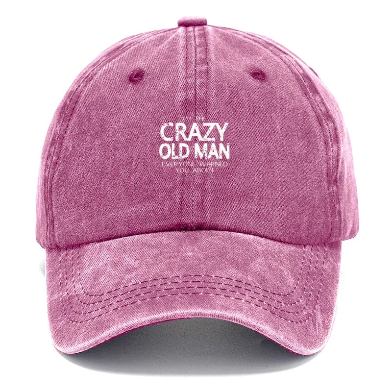 Funny Quote Vintage Washed Cotton Baseball Cap Adjustable