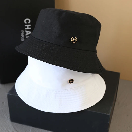 Solid Color Summer New Fisherman Hat Versatile Women Basin Hat