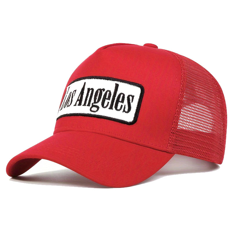 Unisex Los Angeles Print Baseball Net Caps Spring and Summer