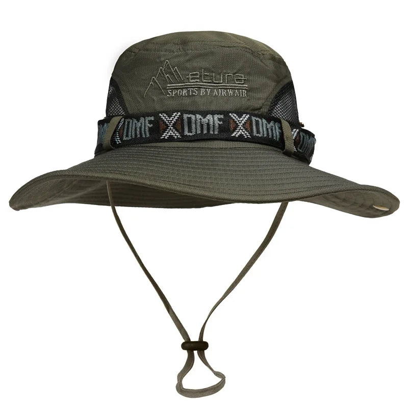 Outdoor Fishing Fisherman's Hat Men's Large Brim Sun Hat Summer